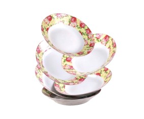 BA179 Mawar 6 Pcs Piring Makan 9 inch (22.8 cm)